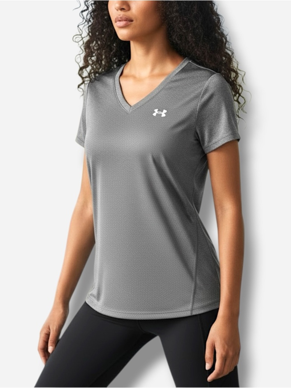 🌸New🌸 Under Armour Short Sleeve V-neck Top M NWT